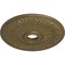 Ekena Millwork Swindon Ceiling Medallion (Fits Canopies up to 6 1/8"), 24"OD x 4"ID x 1 1/2"P, Mississippi Mud CM24SWMMF - alternate 2